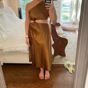 LPA Imani Front Knot Cut out Dress